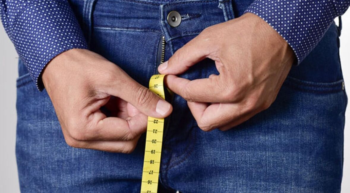 Measurement before penis enlargement