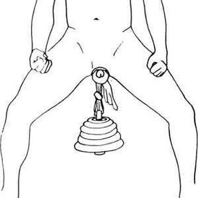 Hanged on members of the goods