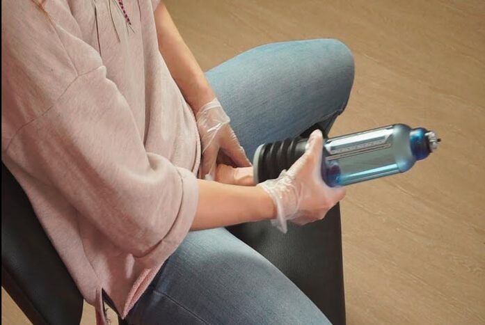 Use a pump to enlarge your penis